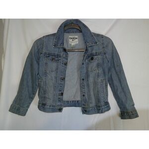 OshKosh Bgosh Kids Denim Jean Jacket‎ Size 8/8A Childrens Clothes Outfit